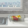 thumbnail image 1 of OATIPHO Transparent Over The Sink Dish Drying Rack and Drain Basket for Kitchen Accessories, 1 of 8