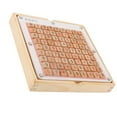 thumbnail image 1 of MUSEYA 1Pc Wooden Sudoku Board Game with Slide Out Drawer Assorted Colors, 1 of 6
