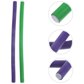 OATIPHO 2Packs Heatless Curlers Hair Rollers Flexible Curling Rods with Silk Layer for Soft Hair