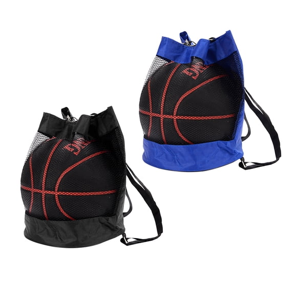 OATIPHO 2Pcs Sports Ball Bag Shoulder Strap with Waterproof Oxford Cloth for Outdoor Basketball Soccer Storage