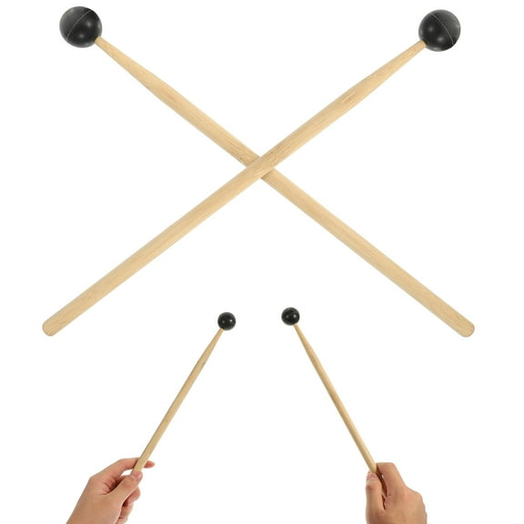 MUSEYA 2 Pcs Tongue Drum Stick Durable Percussion Stick for Practice Meditation