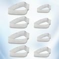 thumbnail image 1 of MUSEYA 2 Set of Flower Petals Biscuit Cutters in Stainless Steel for Parties, 1 of 8