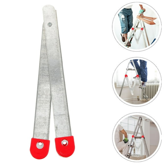 MUSEYA 2 Sets Easy Installation Ladder Hinge Galvanized Aluminum for Step Ladders