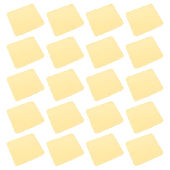 OATIPHO 20Pcs Yellow Phone Screen Cloth Durable and Practical Wiping Cloth to Remove Oil Stains and Fingerprints