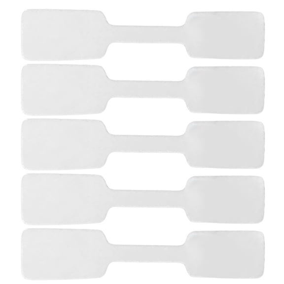 OATIPHO 200Pcs White Price Tags for Rings and Necklaces Adhesive for Easy Jewelry Labeling