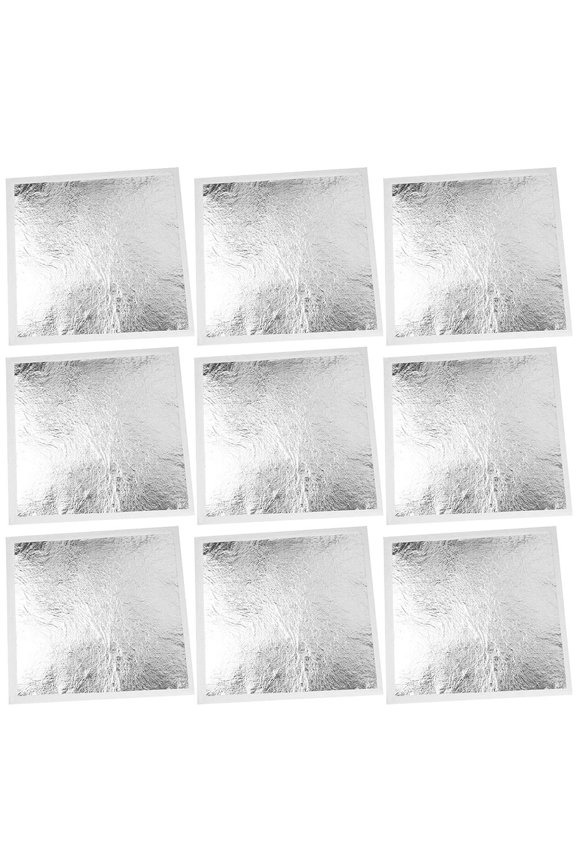 silver decorative leaves Foil Silver 200pcs