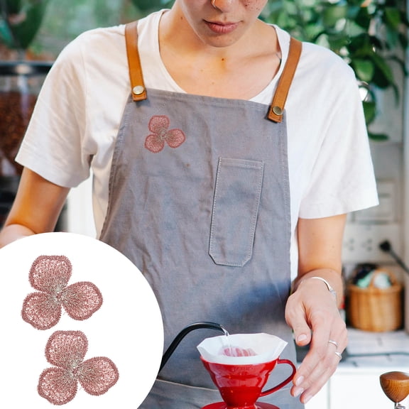 OATIPHO 20Pcs Assorted Color Embroidery Patches Floral Craft Decorations for Sewing Clothing Hats