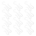 thumbnail image 1 of OATIPHO 20Pcs White Plastic Shoe Hanging Storage Rack with Large Hooks for Slippers Sneakers Heels Wardrobe Organizer, 1 of 8