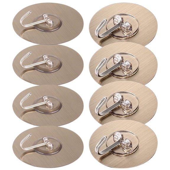 OATIPHO 20pcs No Trace Picture Hanger Wall Hook Stainless Steel Traceless for Christmas Decor