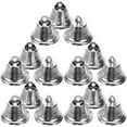 thumbnail image 1 of MUSEYA 24Pcs Silver Mini Bells For Crafts Iron Hanging Decoration For General Users Silver, 1 of 5