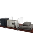thumbnail image 1 of OATIPHO 2Pcs Clear Acrylic Cabinet Divider for Closet, Kitchen, and Office Shelf Organization, 1 of 8