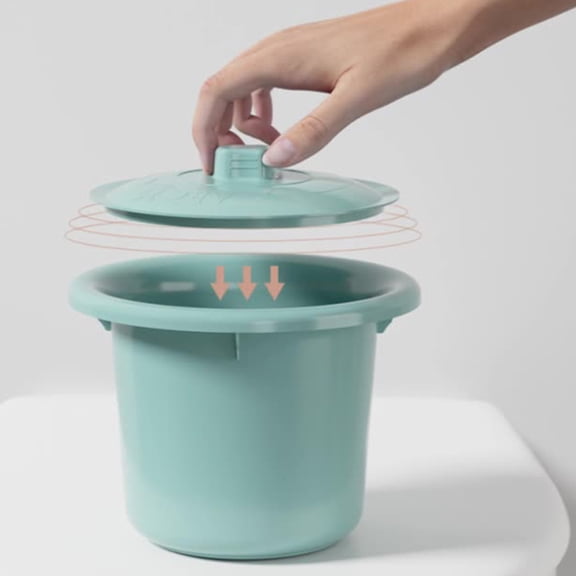 MUSEYA Household Spittoon Urinal Bottle Plastic Easy To Clean Travel 2Pcs