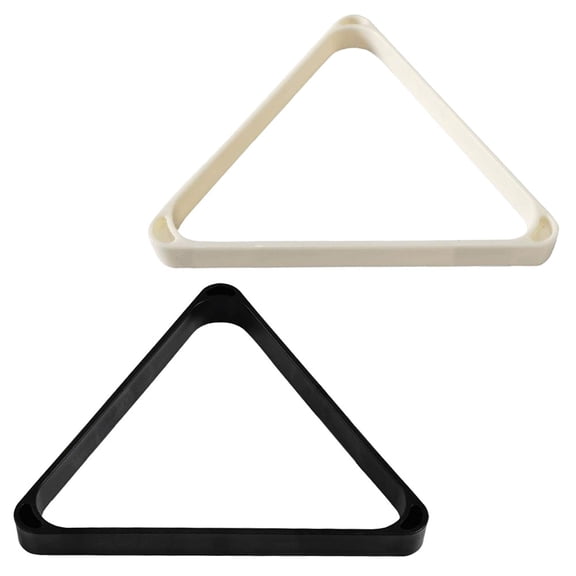 OATIPHO 2Pcs Lightweight Plastic Triangle Pool Rack for Billiards Game Room