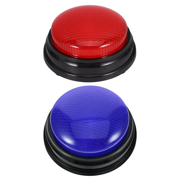 MUSEYA 2Pcs Classroom Buzzers Plastic Light Up Buzzer for Games All Ages