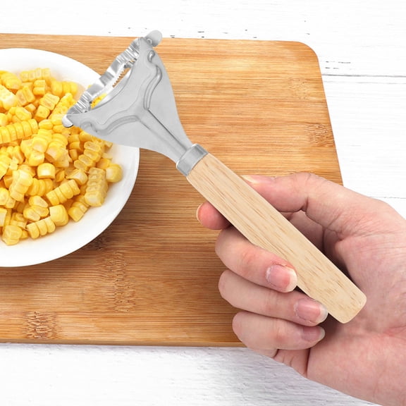 MUSEYA 2Pcs Corn Stripping Tool Assorted Color High-tech Polished Handle For Friends