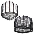 thumbnail image 1 of OATIPHO 2Pcs Black Wig Mesh Caps with Good Air Permeability Suitable for Stage Plays and Parties, 1 of 8