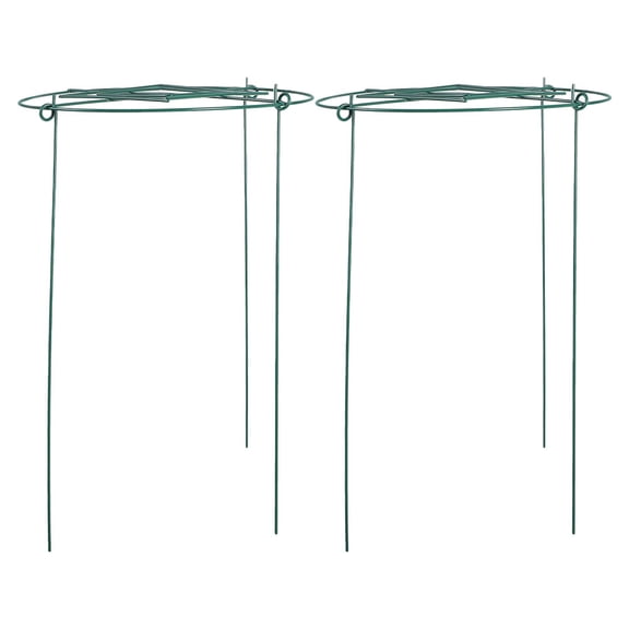 OATIPHO 2Pcs Green Metal Trellis for Climbing Plants Sturdy Plant Stake Support for Indoor and Outdoor Use