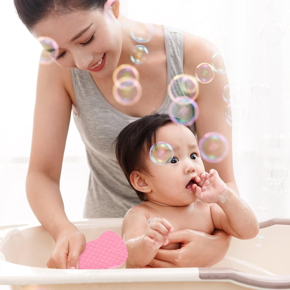 MUSEYA 2Pcs PVA Toddler Sponge for Bathing with Foam Production for Families
