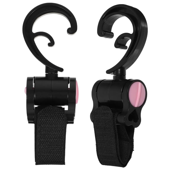 MUSEYA Universal Stroller Hooks Pink pp 2Pcs