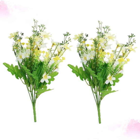 OATIPHO 2Pcs Simulation Daisy Flower Adornment Natural Feel Living Room Decor