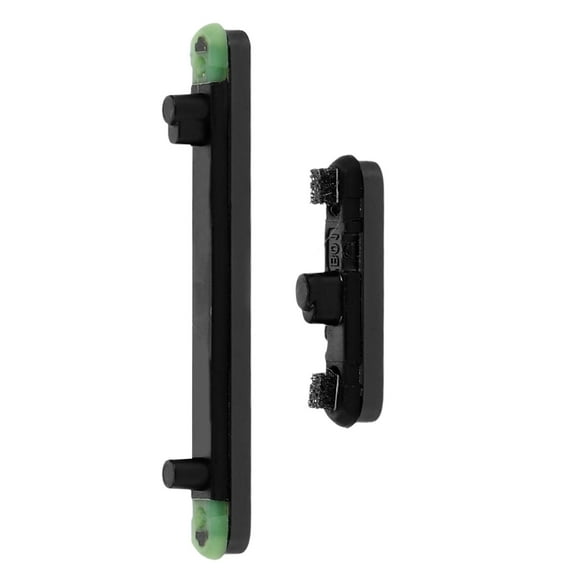 MUSEYA 2Pcs Volume Button Replacement Kit for Pixel 7 with Stainless Steel Side Button parts in Black