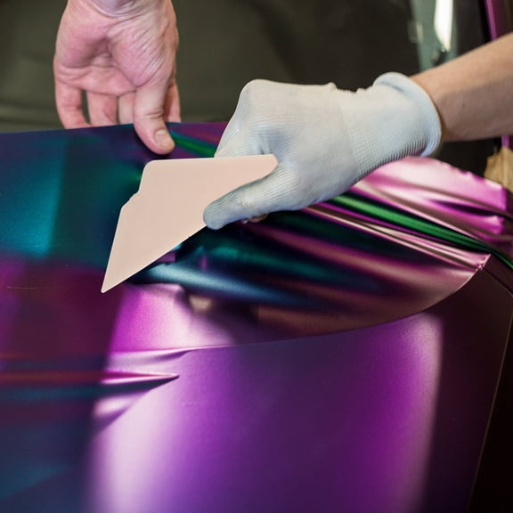 OATIPHO 2Pcs White Plastic Car Vinyl Tool Kit for Edge Trimming and Film Removal