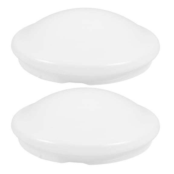 MUSEYA 2Set Overhead Light Cover PC White Sleek Design for Homeowners Interior Designers