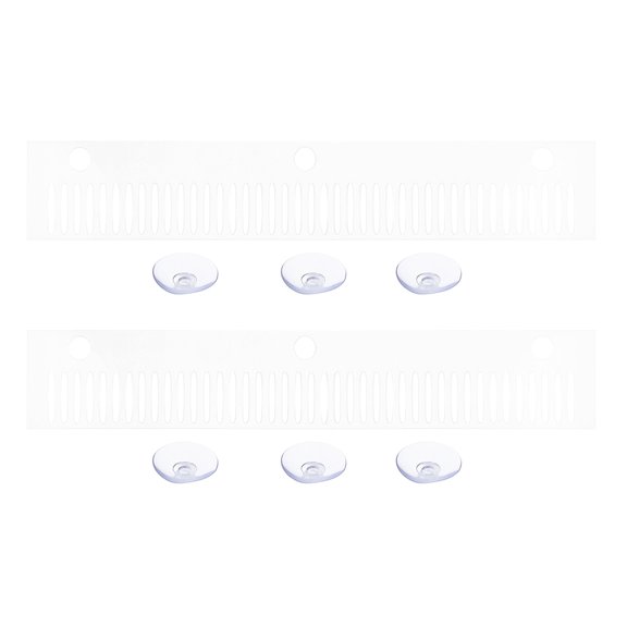 OATIPHO 2Pcs Transparent Aquarium Overflow Comb Divider Durable Fish Tank Accessory for Home with Easy Installation