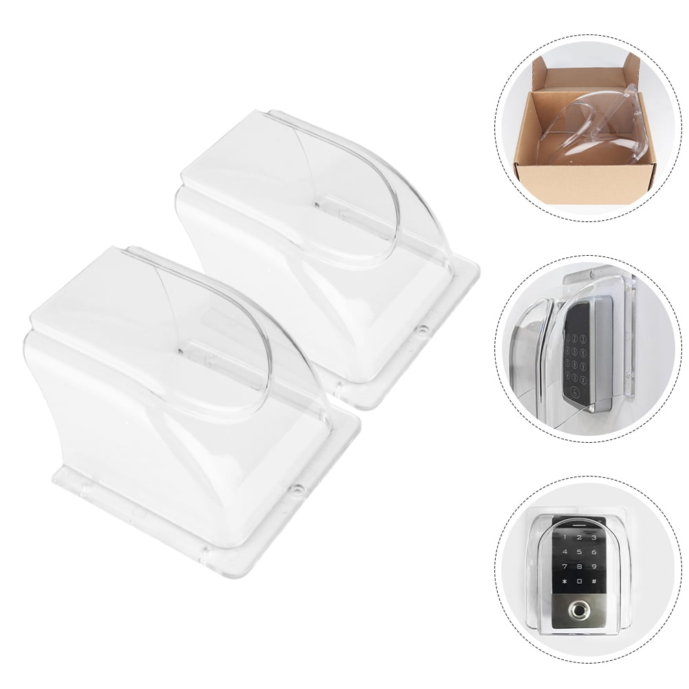 OATIPHO 2Pcs Access Control Rain Cover Transparent Doorbell Protection ...