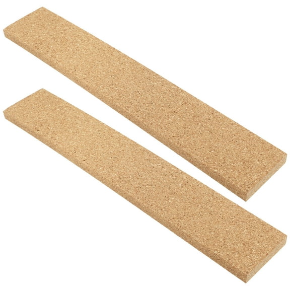 OATIPHO 2Pcs Peel and Stick Cork Bulletin Board Rectangular p Frameless for Office Use