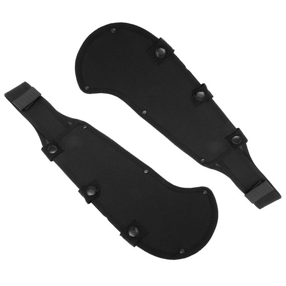 OATIPHO 2Pcs Durable Black Hatchet Protective Covers Oxford Cloth Cutter Protective Cases with Waist Hanging Design