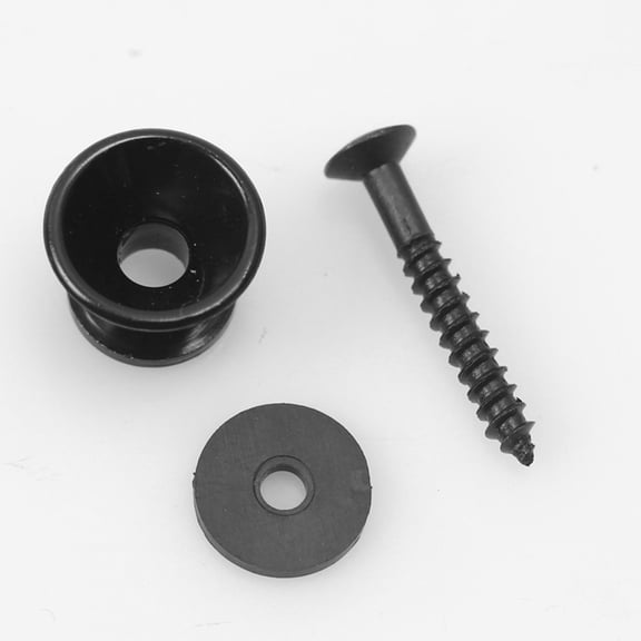 OATIPHO 2pcs Metal Guitar Strap Button Lock Easy Installation for Bass Instruments