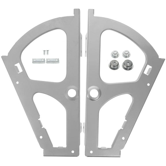 OATIPHO 2Pcs Grey Shoe Cabinet Flips Bracket Single Layer Iron Steel Frame Durable for Home