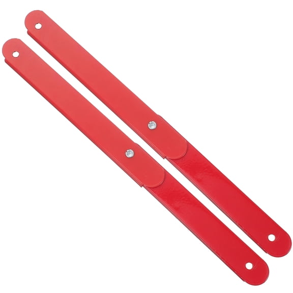 OATIPHO 2Pcs Red Aluminum Attic Ladder Hinge Replacement Kit Folding Step Ladder Parts for Stability