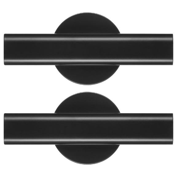 OATIPHO 2Pcs Black Metal Wall Vases for Decor Home Flower Display and Arrangement