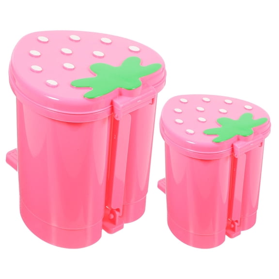 MUSEYA Trash Bin Minimalist Design 2Pcs For Desktop