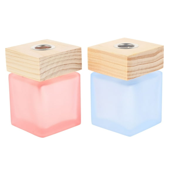 MUSEYA 2pcs Oil Diffuser Glass Bottle Diffusion Living Room for Home Users