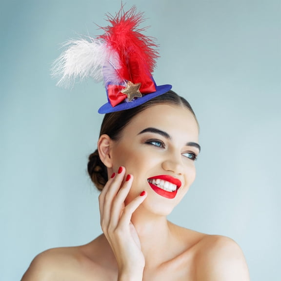 OATIPHO Lightweight Pet Patriotic Hat for American Themed Events