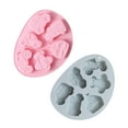 thumbnail image 1 of MUSEYA 2pcs Small Chocolates Mold Silicone Candy Making Baking Essential Grey, 1 of 7