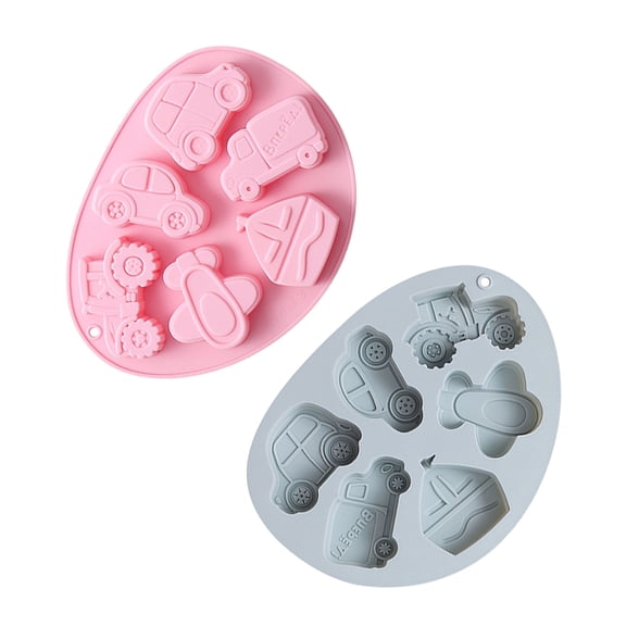 MUSEYA 2pcs Small Chocolates Mold Silicone Candy Making Baking Essential Grey