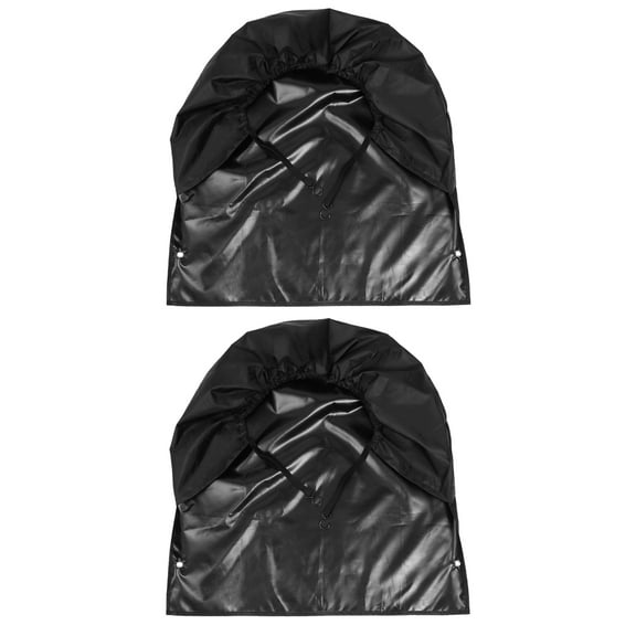 MUSEYA 2pcs Tire Protective Covers Lightweight Shields Against Dirt Rain and Sun Damage for Car Care