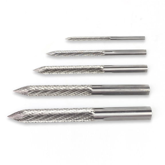 OATIPHO 1Set Plated Silver Tire Repair Burr Drill Bit Kit Metal Wire Cutter Replacement for Effective Tire Repair