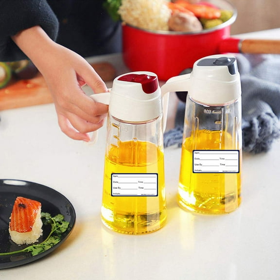 OATIPHO Writable Food Storage Labels for Refrigerator and Freezer with Assorted Colors