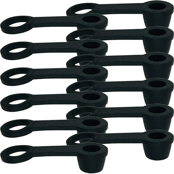 OATIPHO 30Pcs Brake Bleeder Caps Rubber Black for Mechanics and DIY Enthusiasts