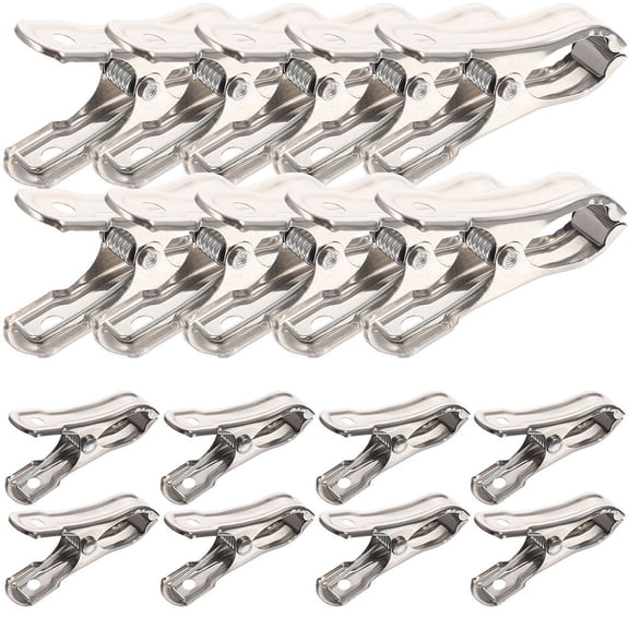 OATIPHO 30Pcs Spring Type Clips Garden Clamp Made Stainless Steel for General Users