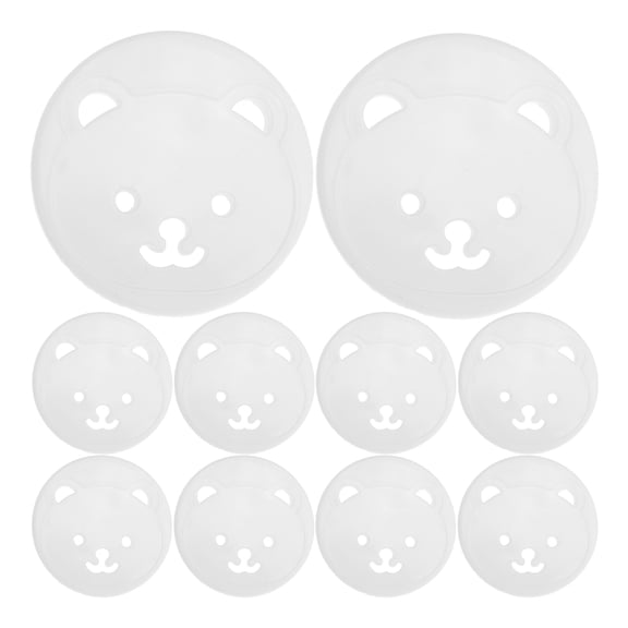 OATIPHO  White ABS Childproof Outlet Plugs, Debris Prevention, Enhanced Safety, 30Pcs
