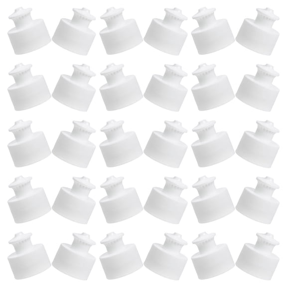 MUSEYA 30Pcs Replacement Bottle Caps Plastic Sport Cap Design For Workouts