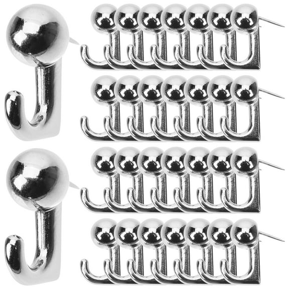 OATIPHO Premium Metal Push Pin Hooks for Wall Hanging Pictures