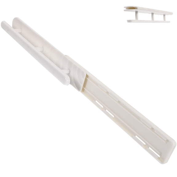 OATIPHO White Plastic Retractable Clothes Hanger Wall Hook for Bedroom and Kitchen Storage