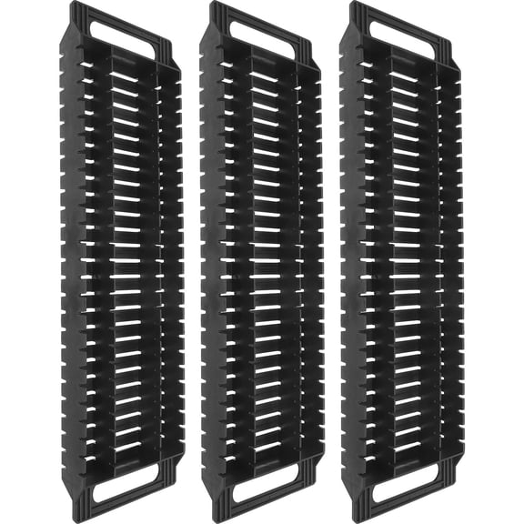 OATIPHO 3Pcs Anti Static Pcb Board Holder Black Storage Stand for Circuit Board Assembly